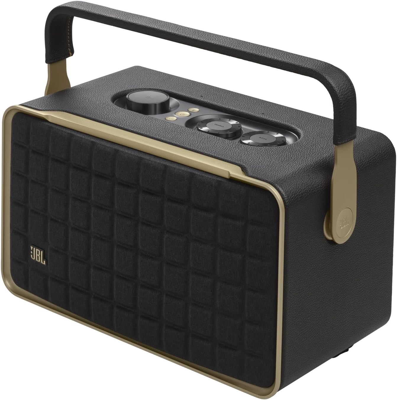 JBL AUTHENTICS 300 WiFi 無線串流音響 內建電池 可攜帶附提把 藍牙喇叭 黑色 攜帶式藍牙喇叭 Authentics-300-JBL-Wifi-Streaming-Portable-Bluetooth-Retro-Speaker_5