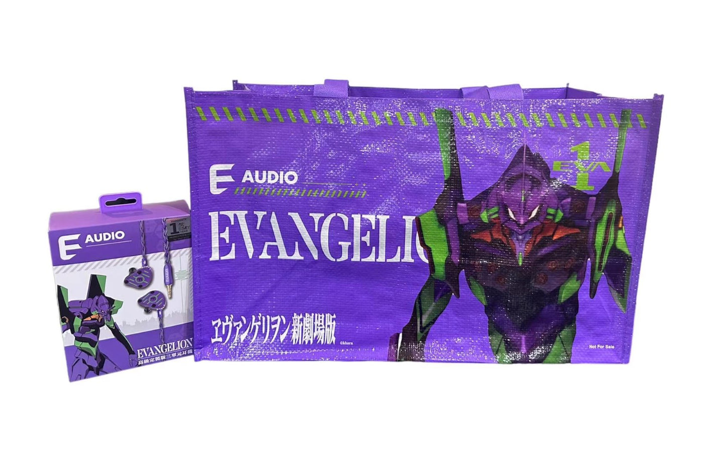 E AUDIO x EVANGELION 新世紀福音戰士 初號機 聯名款 有線耳機 正版授權 入耳式有線耳機 EAudioxEvangelion_17