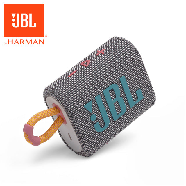 JBL GO3 防水藍牙喇叭 灰色 攜帶式藍牙喇叭 JBL-GO3-Portable-Waterproof-speaker-gray
