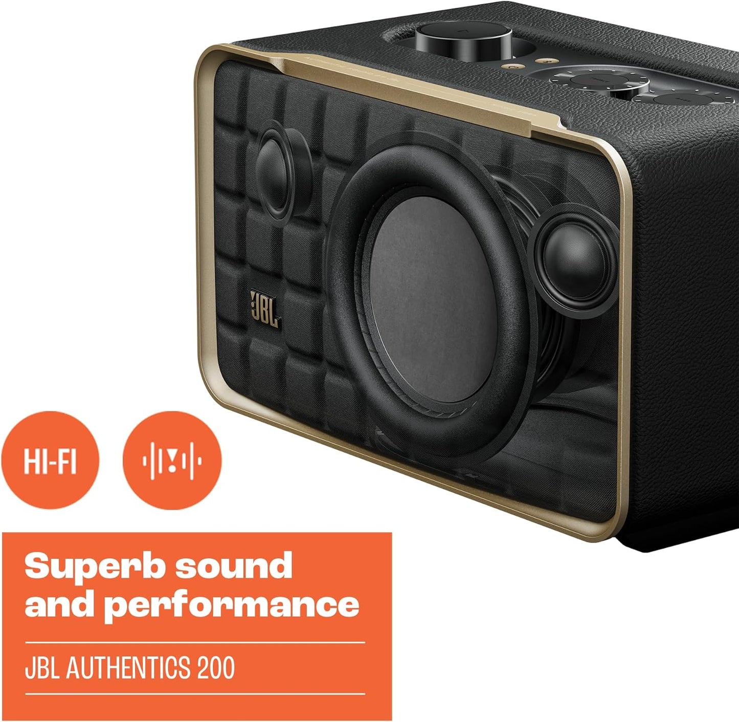 JBL AUTHENTICS 200 WiFi 無線串流音響 藍牙喇叭 主動式喇叭 JBL_Authentics-200_Lifestyle-wifi-streaming-bluetooth-speaker_6