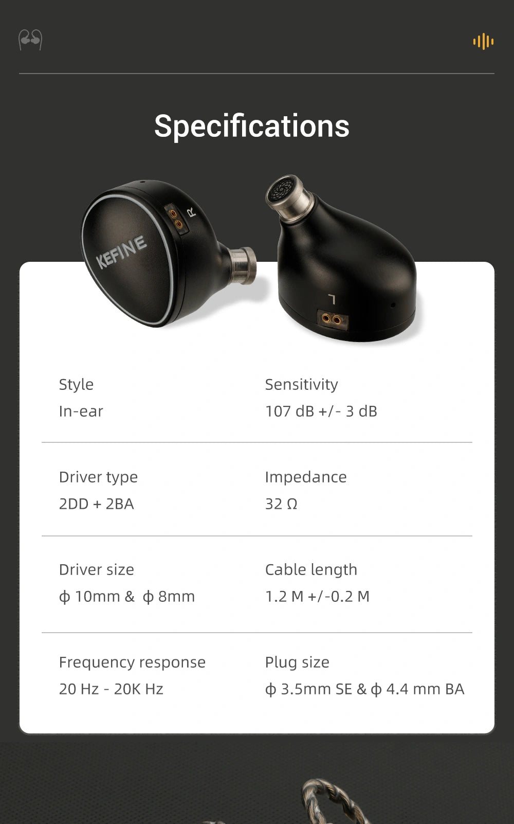 KEFINE Quatio 入耳式耳機