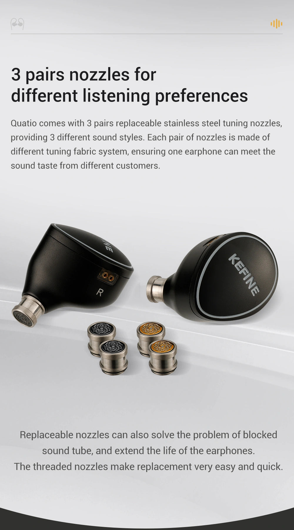 KEFINE Quatio 入耳式耳機