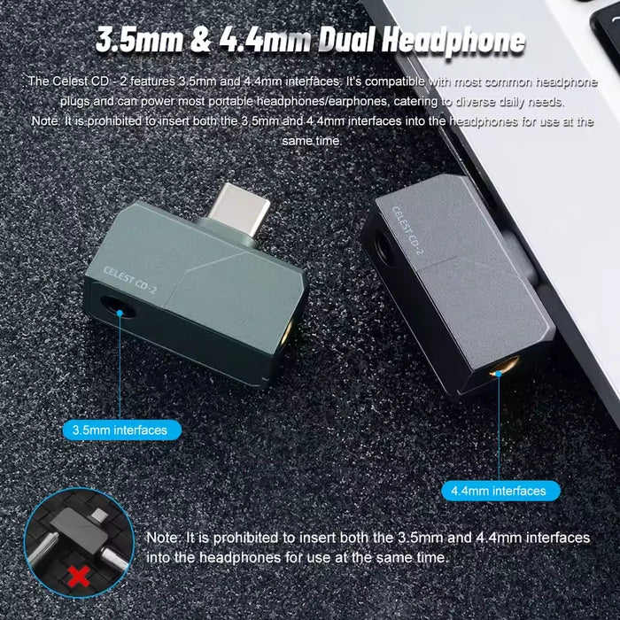 Kinera Celest CD-2 USB-C 微型DAC耳擴 3.5mm & 4.4mm