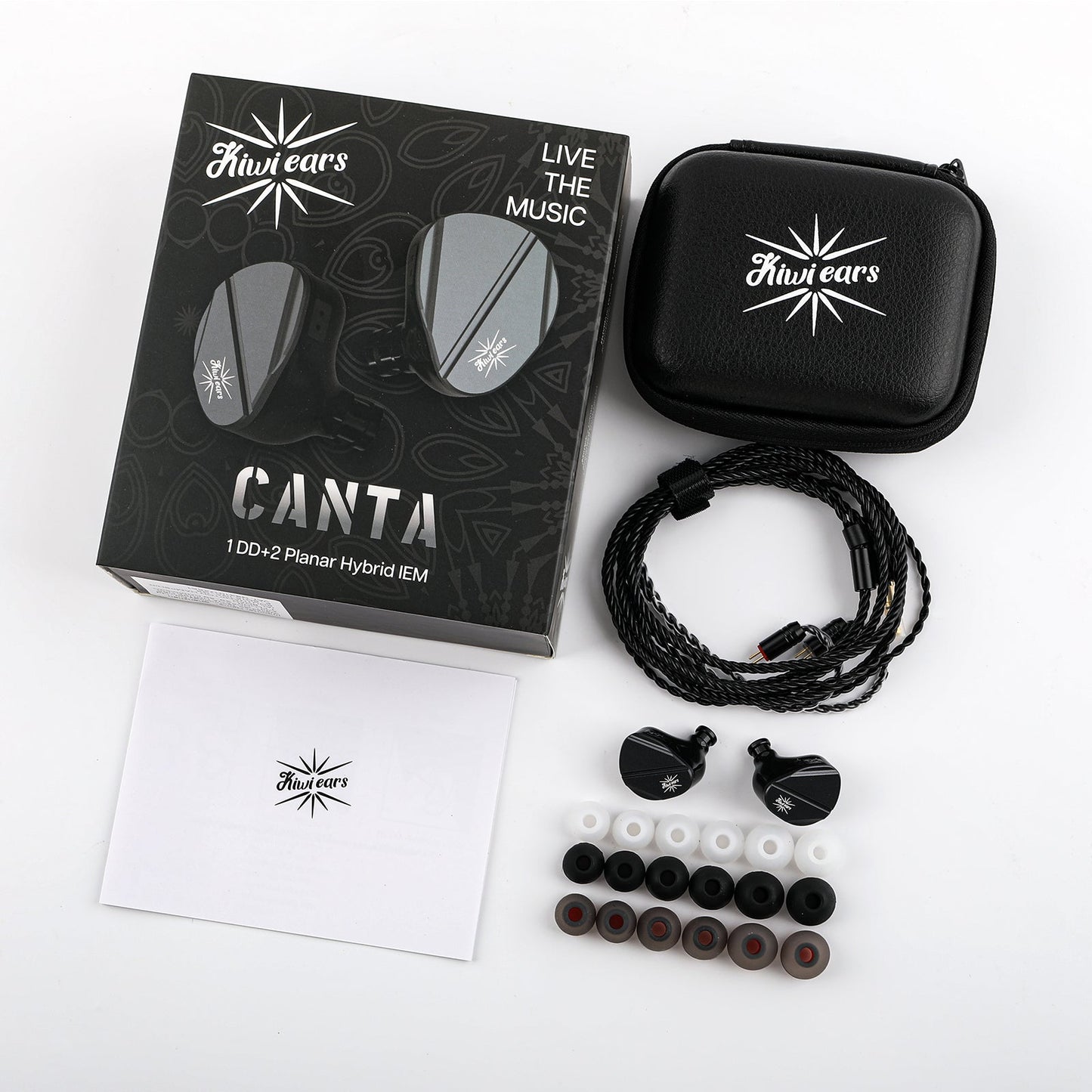 Kiwi Ears Canta 1 動圈 + 2 平面單體 入耳式有線耳機