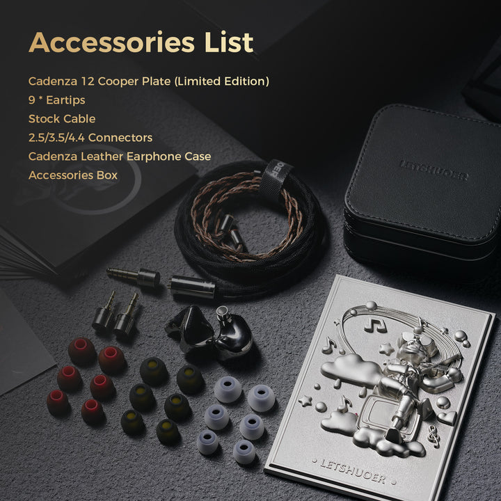 Letshuoer 鑠耳 Cadenza 12 十二單體混合 11動鐵+1動圈 旗艦款 入耳式有線耳機 LETSHUOERCadenzaflagship12hybriddriversin-earheadphones-IEM_13