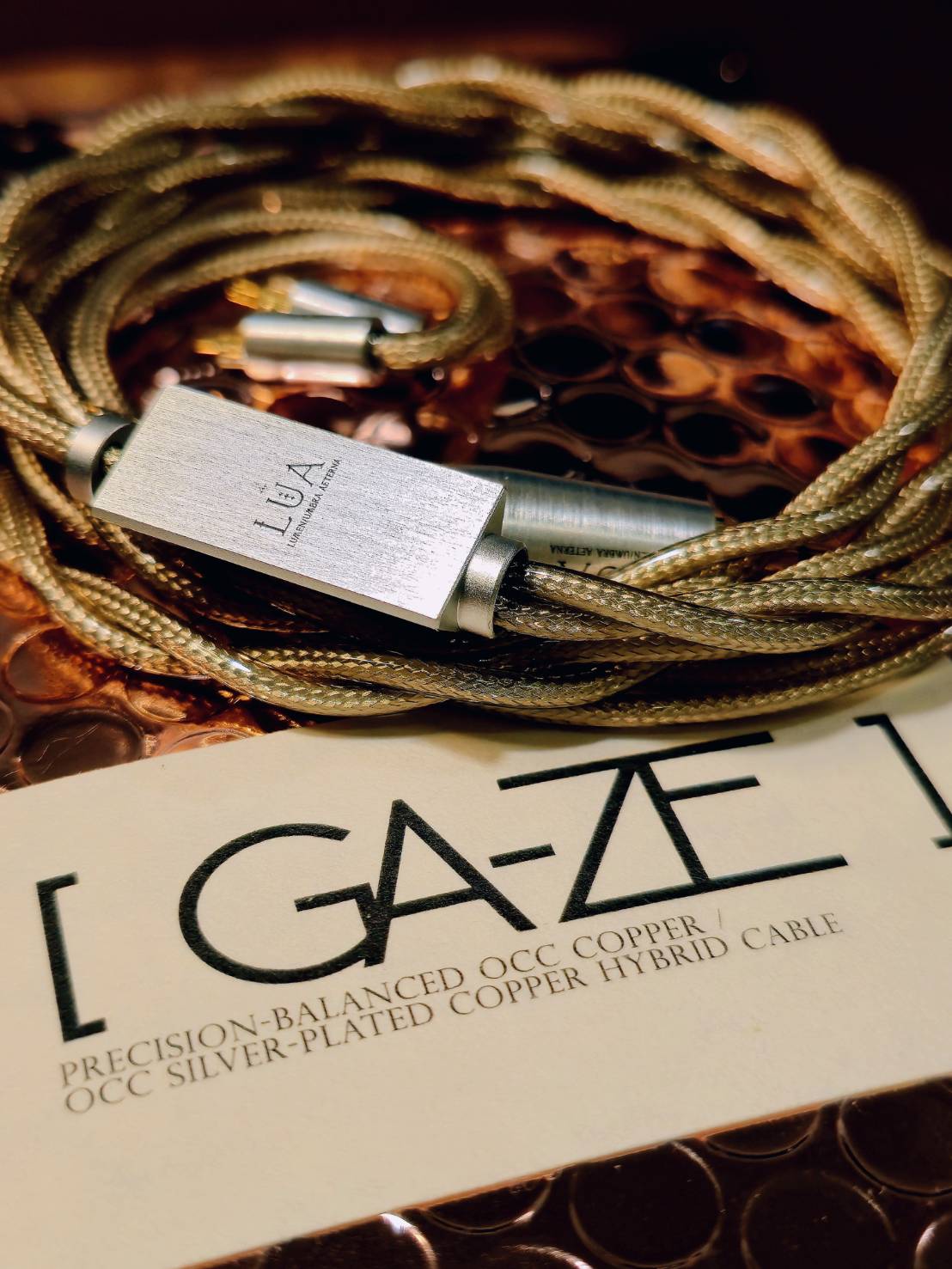 Rossi & Wing LUA Gaze 凝視 耳機升級線 | 4.4mm(平衡)CM 0.78(2-PIN)