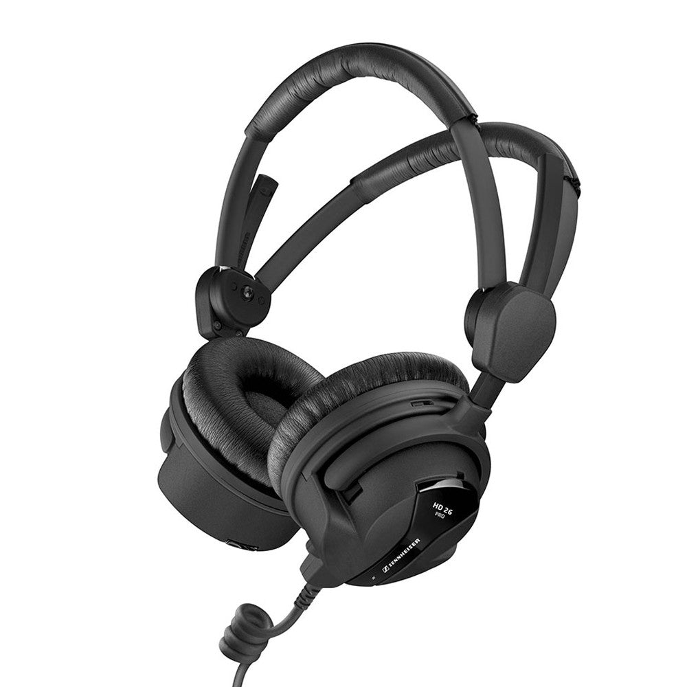 Sennheiser 森海塞爾 HD 26 PRO 監聽耳機 | 便攜小耳罩、隔音、聽力保護 | 專業現場監聽、DJ首選 耳罩式有線耳機 Sennheiser-HD26-Pro-on-ear-headphones_1
