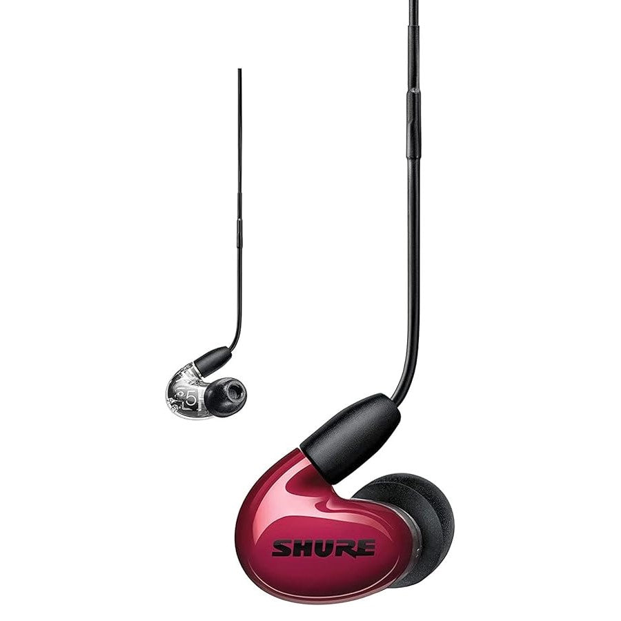 SHURE AONIC 5 入耳式監聽耳機 動鐵耳機 入耳式有線耳機 Shure-aonic-5-red-iem
