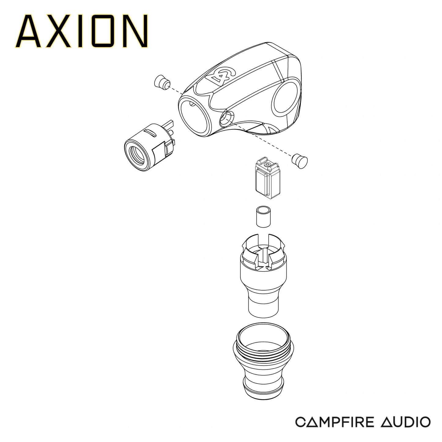 Campfire Audio Axion 入耳式耳機 | 內建DAC | USB-C to MMCX