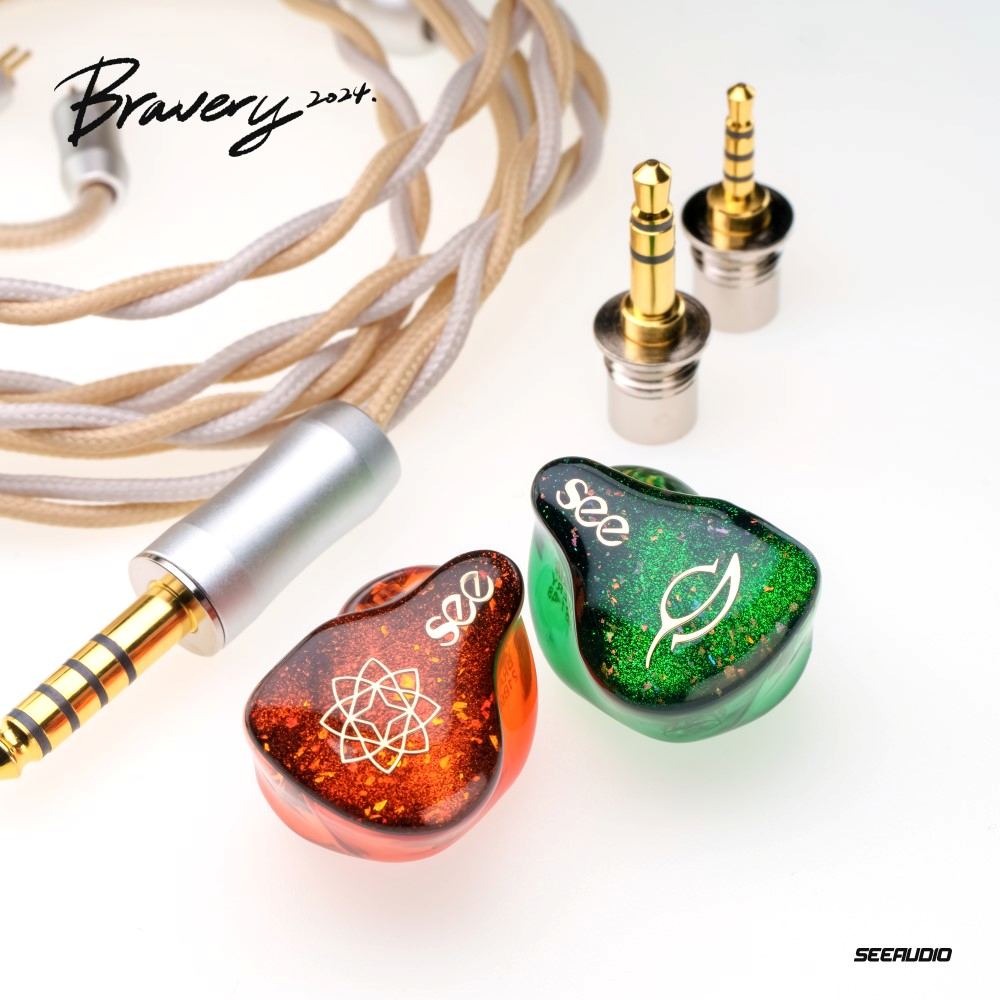 See Audio Bravery 2024 限量版 勇氣 入耳式耳機 入耳式有線耳機 see-audio-bravery-2024-limited-edition