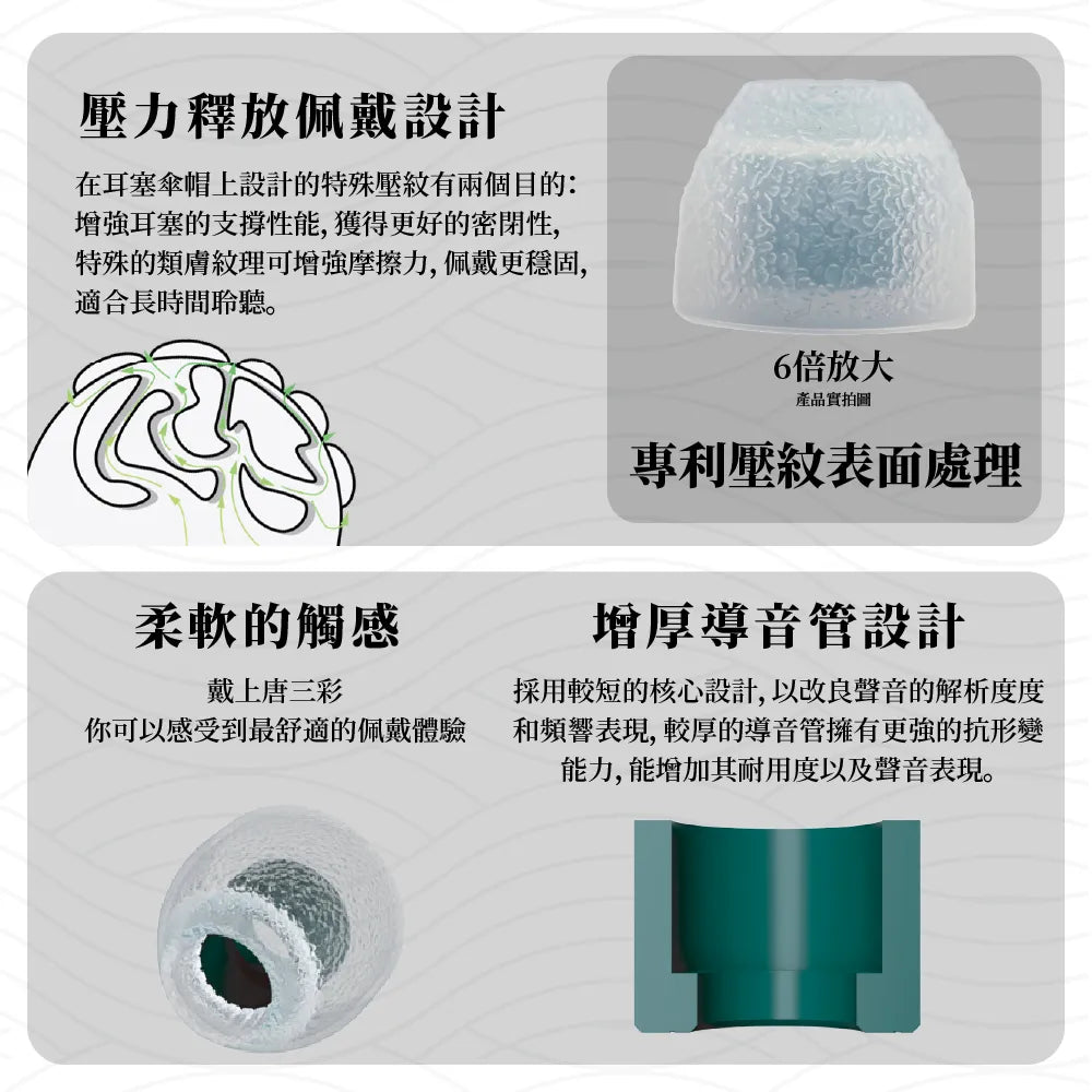 TANGZU 唐族 唐三彩 矽膠耳塞 耳塞 tangzu-tang-sancai-eartips_9