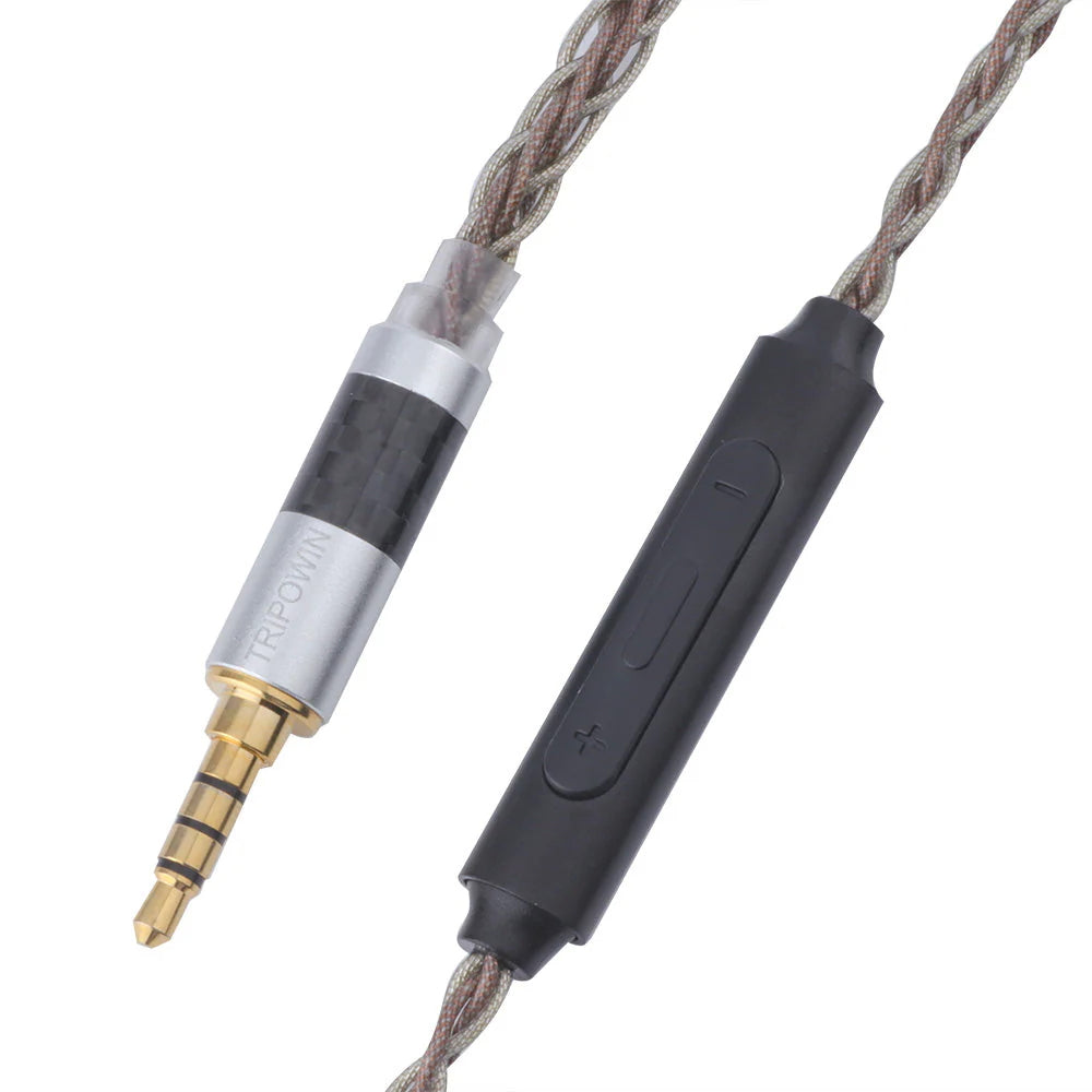 TRIPOWIN C8 三鍵線控麥克風 3.5mm 耳機升級線