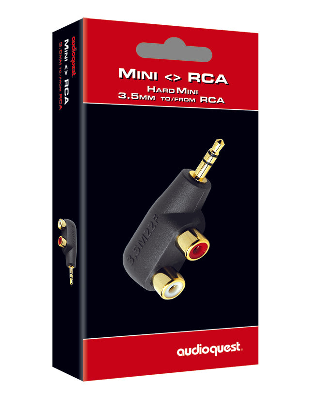 AudioQuest Hard Mini RCA 3.5mm轉RCA 轉換頭 音響線材配件 Audioquest-Hard-Mini-_1