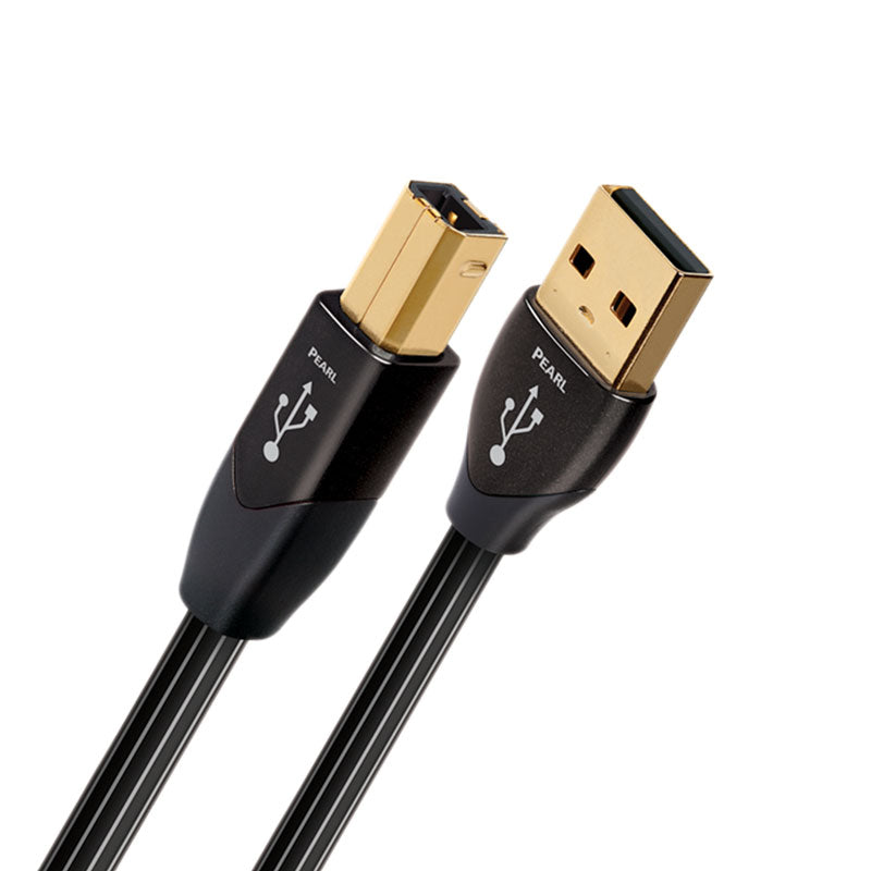 Audioquest Pearl USB傳輸線 數位線 發燒線 A to B 台灣公司貨 音響線材配件 Audioquest-Pearl-USB-A-B
