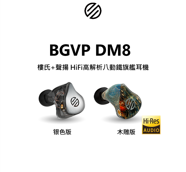 BGVP DM8 旗艦動鐵入耳式耳機 入耳式有線耳機 BGVP-DM8-IEM-_-_2