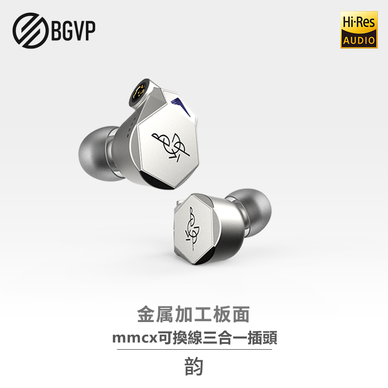 BGVP 韵 MELODY 動圈耳機 12mm動圈 可換式調音濾網 MMCX 入耳式有線耳機 BGVP-Melody-IEM-headphones-_1