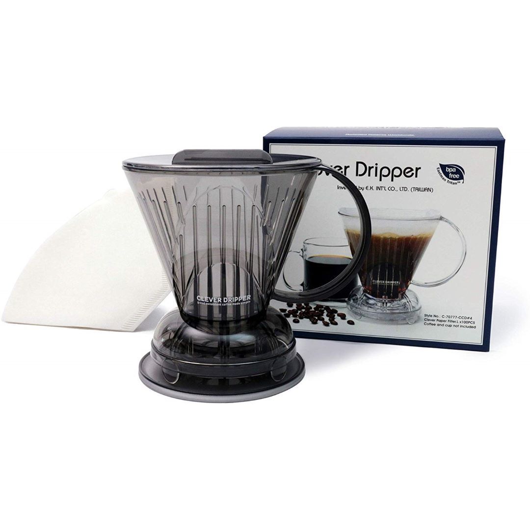Clever Dripper 聰明濾杯套裝組(L)500ml+專用濾紙100張 鐵灰色+100張專用濾紙 咖啡濾杯與雜貨 Clever-Dripper-500ml-_8