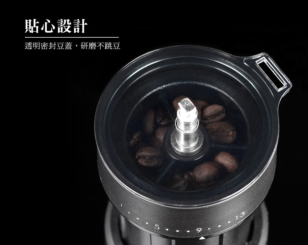 Driver 雙軸承伸縮磨豆機 手磨 手搖磨豆機 不銹鋼刀盤 攜帶型磨豆機 手搖磨豆機 Driver-_9