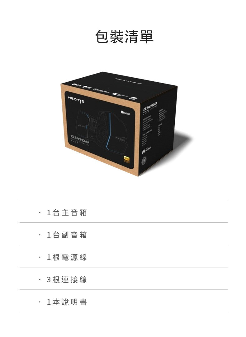 EDIFIER G5000 漫步者 電競喇叭 Hi-Res認證 藍牙5.0 aptXHD 主動式喇叭 Edifier-G5000-_-_6