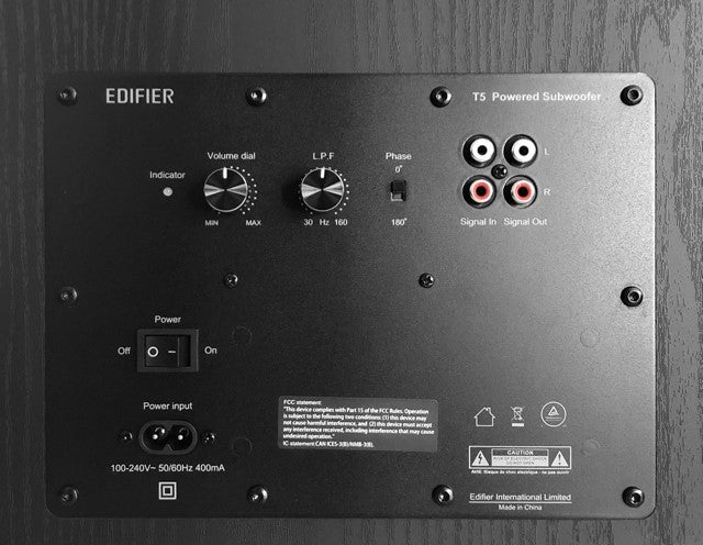 EDIFIER T5 漫步者 主動式超低音喇叭 主動式超低音 Edifier-T5-Subwoofer-_3