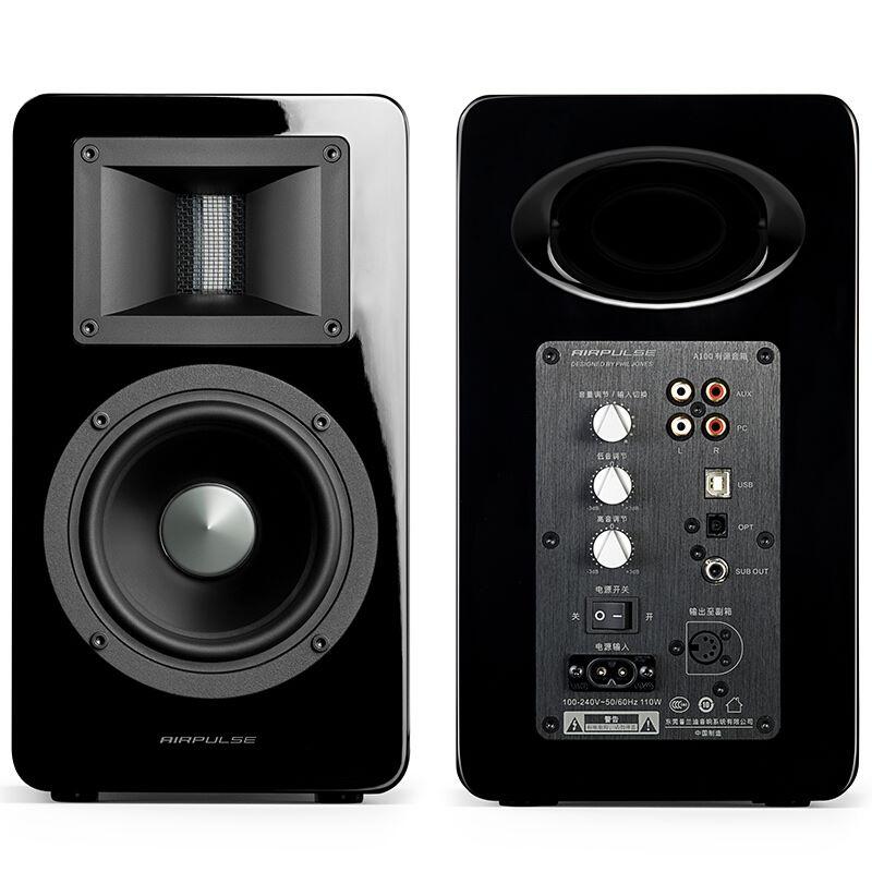 AIRPULSE A100 PLUS 主動式藍牙喇叭 主動式喇叭 airpulse-a100-loudspeaker-black-2_fd13a4e2-273d-44ec-b9ec-566d762ce3da
