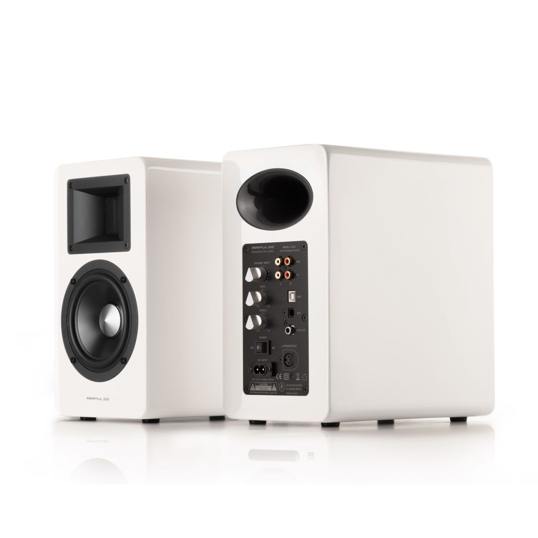 AIRPULSE A100 PLUS 主動式藍牙喇叭 主動式喇叭 airpulse-a100-loudspeaker-white-2_0d716150-32c8-49e3-b73c-a47a8d6fe7e3