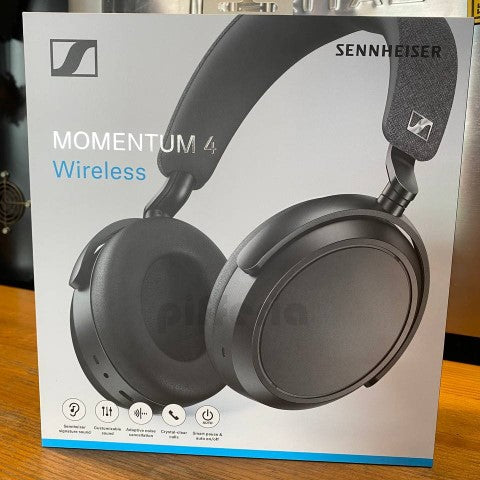 Sennheiser 森海塞爾 Momentum 4 Wireless 主動降噪耳罩式藍牙耳機 耳罩式無線耳機 sennheiser-momentum4-black-1-pifferia