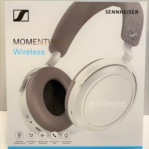 Sennheiser 森海塞爾 Momentum 4 Wireless 主動降噪耳罩式藍牙耳機 耳罩式無線耳機 sennheiser-momentum4-white-1-pifferia