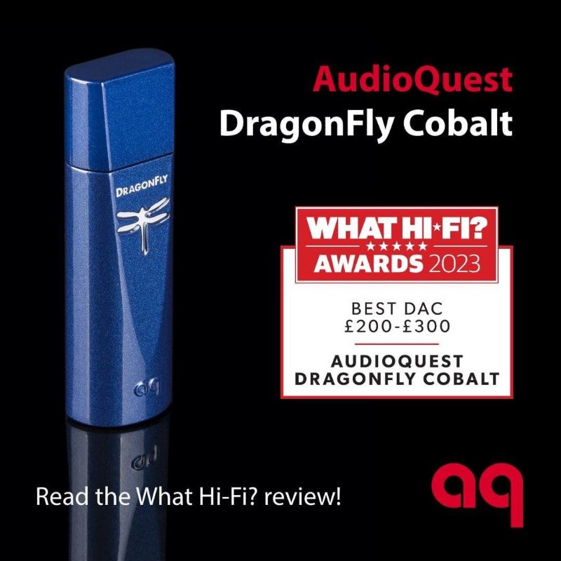 WHAT HI-FI 2023年度推薦最佳DAC Audioquest 藍蜻蜓