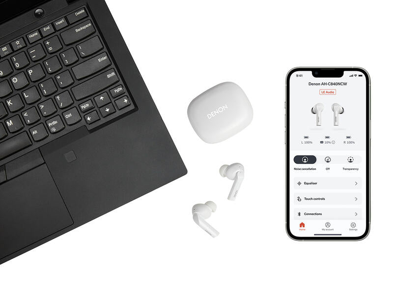 DENON AH-C840NCW 真無線藍牙耳機