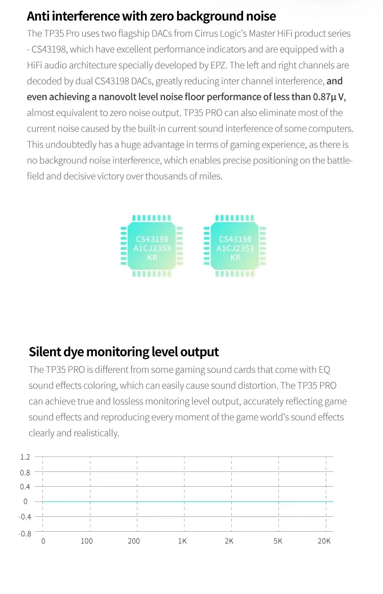 EPZ TP35 PRO USB DAC 隨身耳擴 | 雙CS43198旗艦晶片 | 3.5mm+4.4mm雙輸出 | 支援Switch/PS5 | 高低增益切換