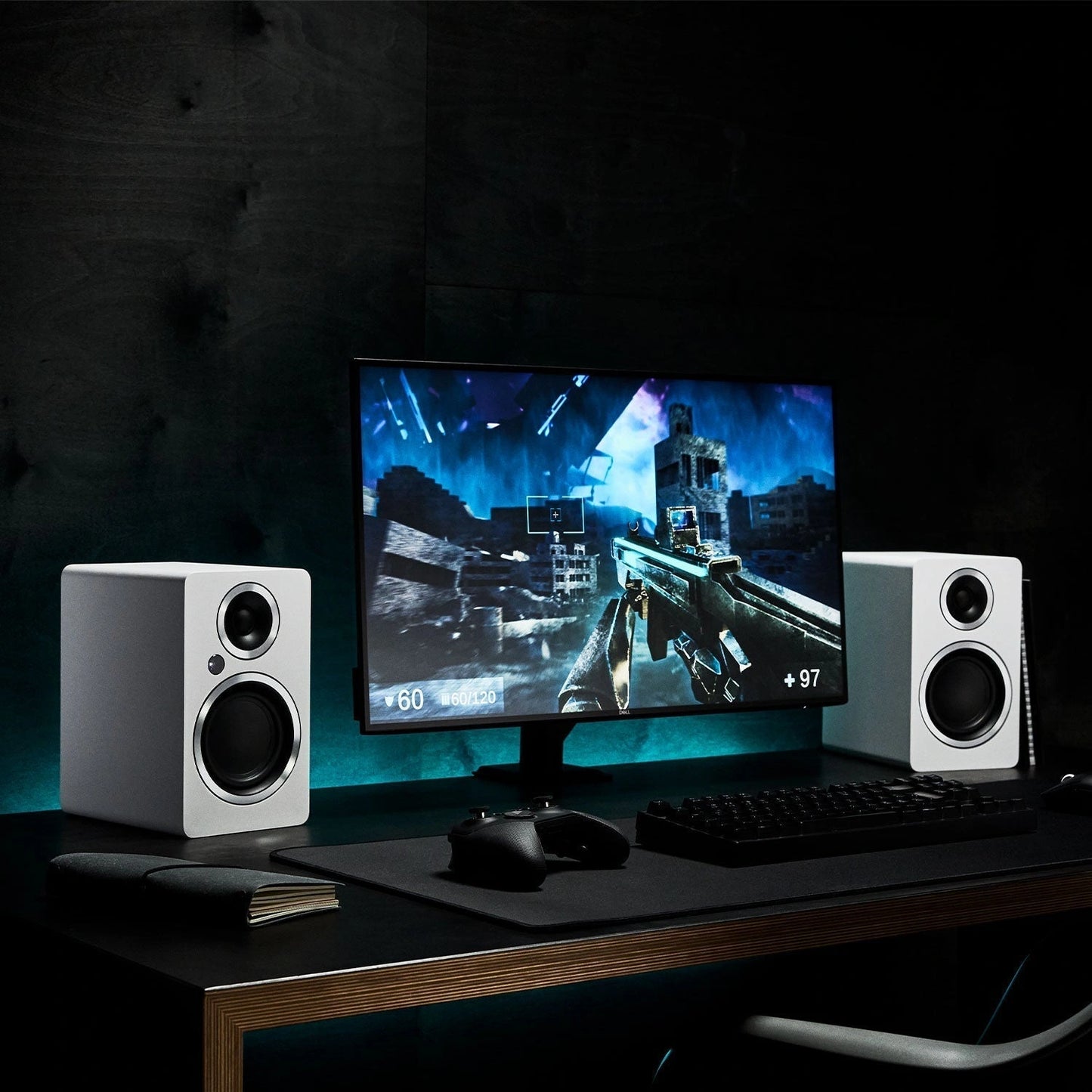 丹麥 Argon Audio Fenris A4 主動式喇叭 | 支援 HDMI ARC 電視輸入 無線藍牙 黑膠