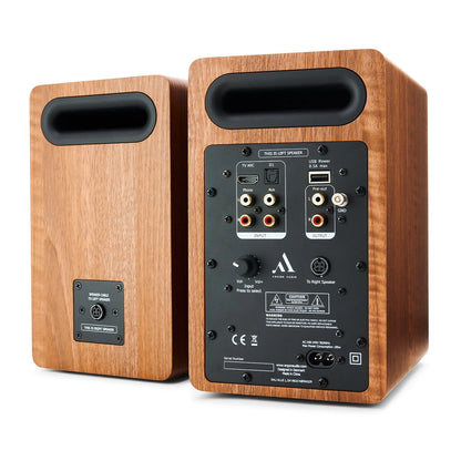 丹麥 Argon Audio Fenris A4 主動式喇叭 | 支援 HDMI ARC 電視輸入 無線藍牙 黑膠