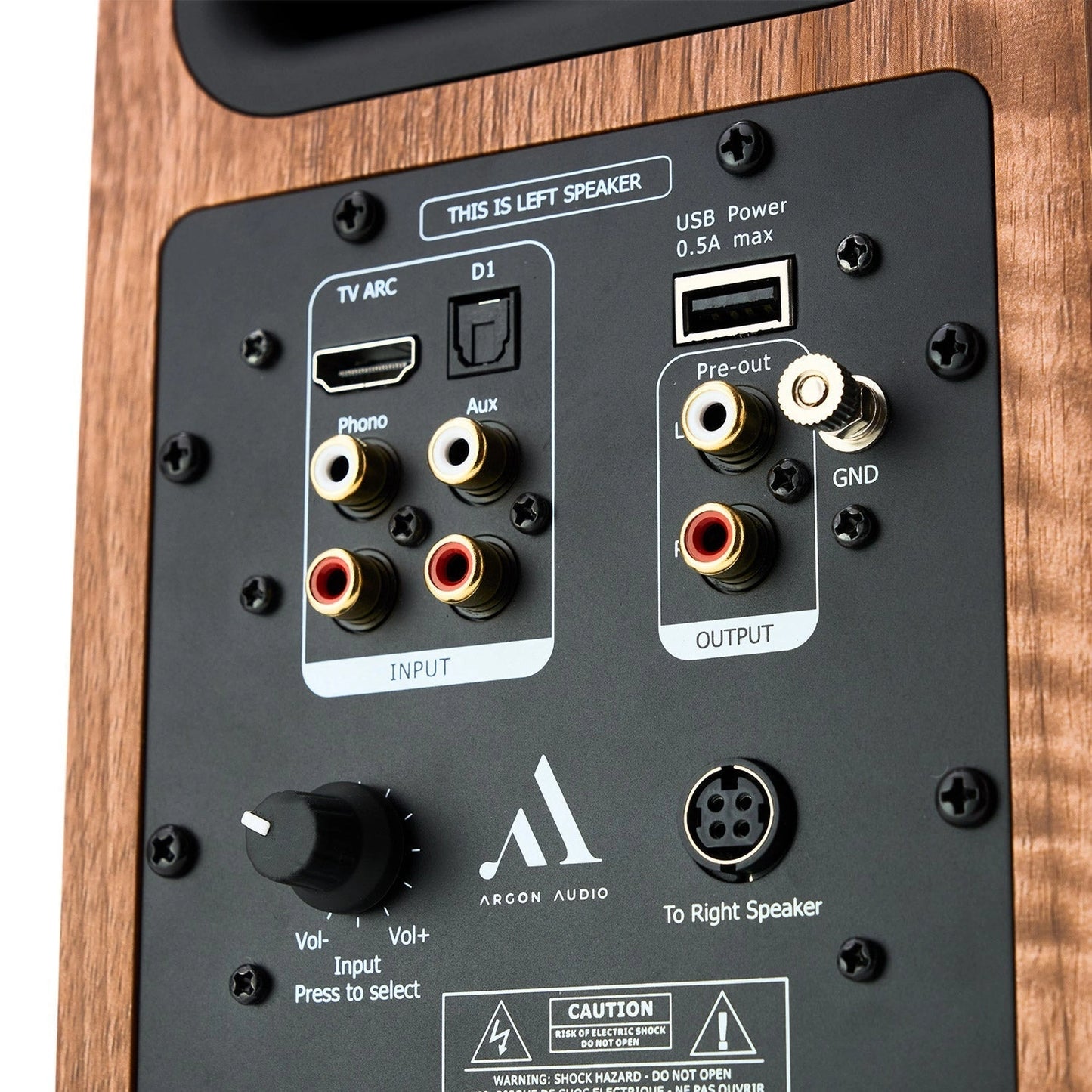 丹麥 Argon Audio Fenris A4 主動式喇叭 | 支援 HDMI ARC 電視輸入 無線藍牙 黑膠