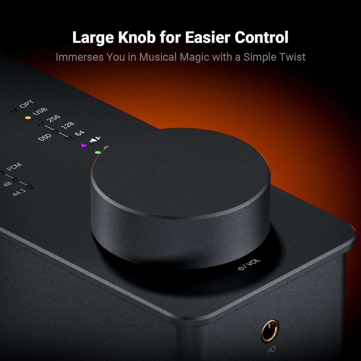 Fosi Audio SK02 迷你桌上型 DAC 耳擴｜1100mW 強悍功率 ES9038Q2M