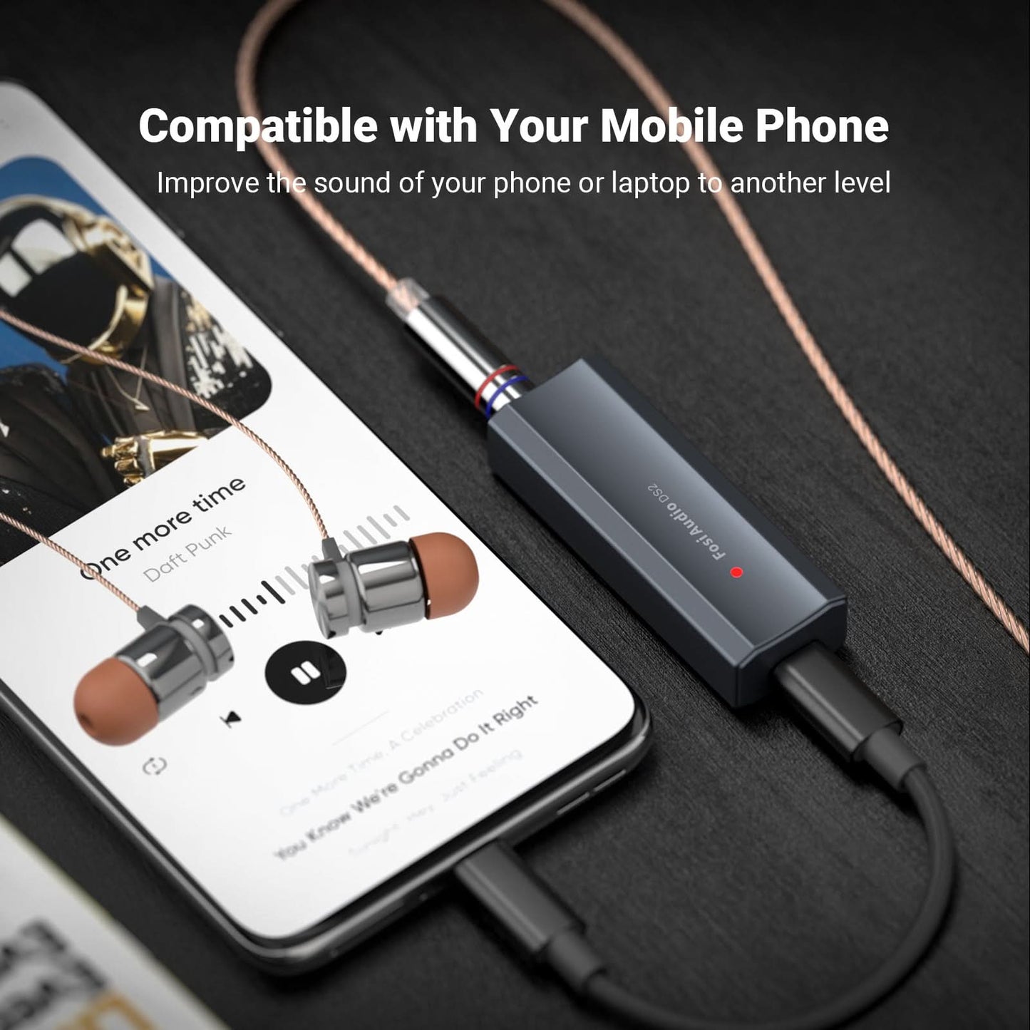 Fosi Audio DS2 USB DAC 隨身耳擴 | 3.5mm/4.4mm 雙輸出