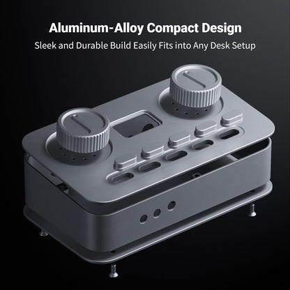 Fosi Audio K7 桌上型 DAC 耳擴｜2100mW 平衡驅動 + AKM4493 + aptX HD 藍牙 + 遊戲降噪