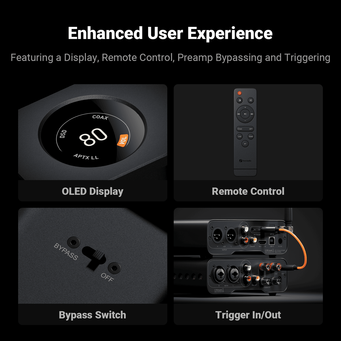 Fosi Audio ZD3 桌上型全平衡 DAC/前級 | ES9039Q2M | 可換Op-Amp | HDMI ARC