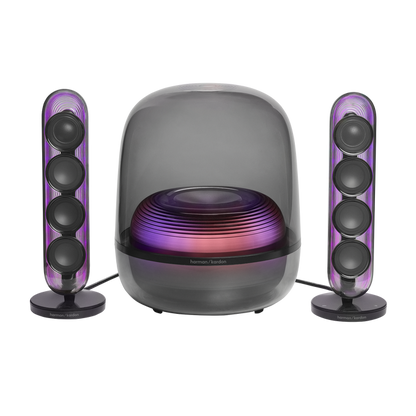 Harman Kardon SOUNDSTICKS 5 主動式藍牙喇叭, 2.1聲道, HDMI ARC, 互動燈光