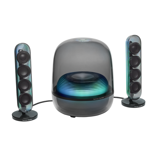 Harman Kardon SOUNDSTICKS 5 主動式藍牙喇叭, 2.1聲道, HDMI ARC, 互動燈光
