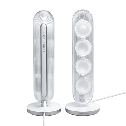 Harman Kardon SOUNDSTICKS 5 主動式藍牙喇叭, 2.1聲道, HDMI ARC, 互動燈光