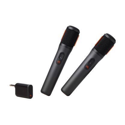 JBL PartyBox Wireless Mic 雙無線麥克風套組 | 針對 PartyBox 系列派對喇叭調音