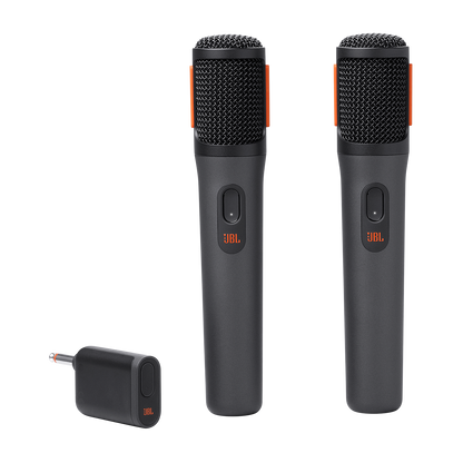 JBL PartyBox Wireless Mic 雙無線麥克風套組 | 針對 PartyBox 系列派對喇叭調音