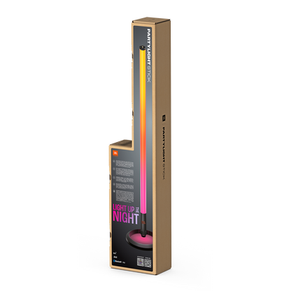 JBL PartyLight Stick 藍牙派對燈光棒｜360 度多彩燈效與音樂同步｜搭配 JBL PartyBox