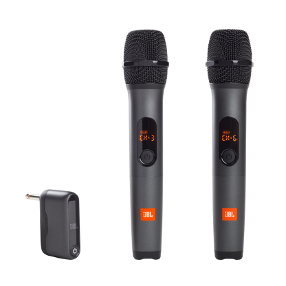 JBL Wireless Mic 雙無線麥克風套組｜清晰人聲、高穩定無線傳輸｜家庭 K 歌／活動使用