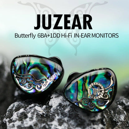 JUZEAR Butterfly 61T 入耳式耳機 | 一圈六鐵 IEM