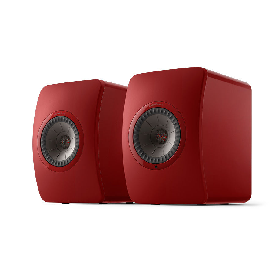 KEF LS50 Wireless II 主動式DSP無線喇叭 緋紅特別版