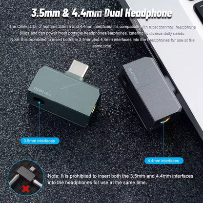 Kinera Celest CD-2 USB-C 微型DAC耳擴 3.5mm & 4.4mm