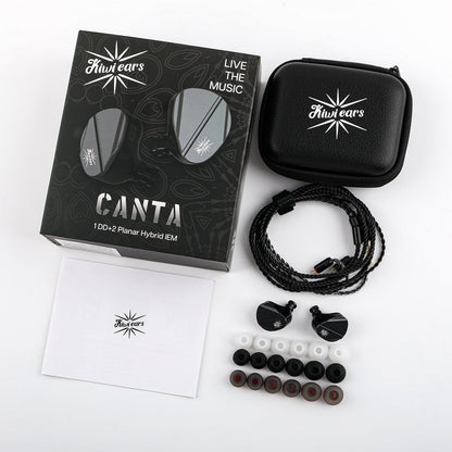 Kiwi Ears Canta 1 動圈 + 2 平面單體 入耳式有線耳機