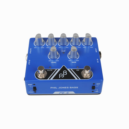 Phil Jones Bass (PJB) PE-5 貝斯前級效果器 / 5段 EQ / DI 盒 (內建鋰電池)﻿